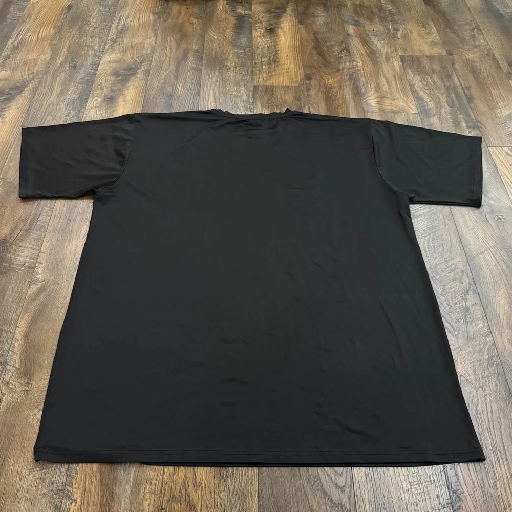 Billabong Rash Guard Mens 3XLT Black UPF 50+ Sun Protection Swim Shirt Logo 3XL